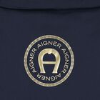 Baby Boys Navy Blue & Gold Logo Nest, 2, hi-res