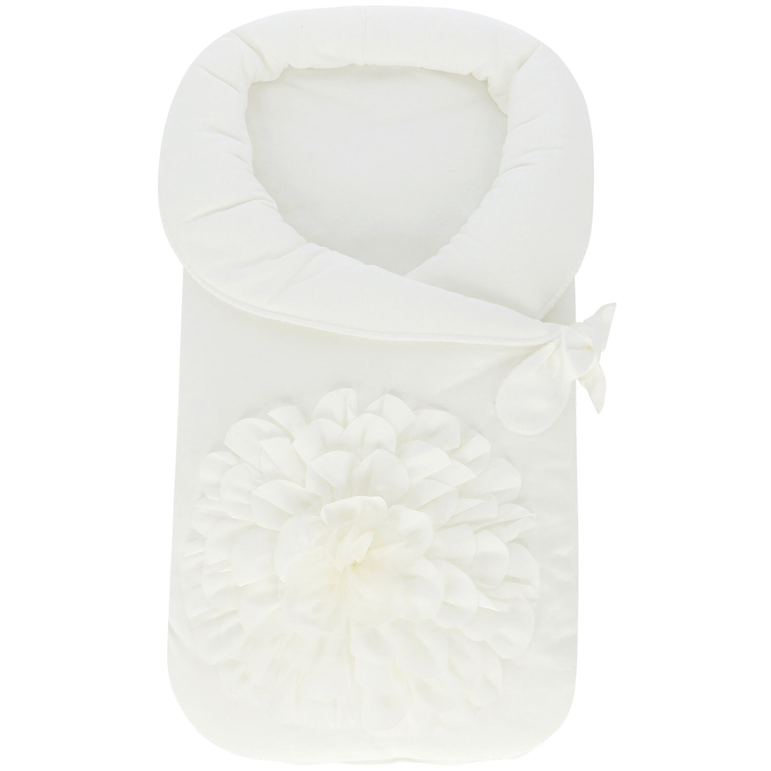 Girls Ivory Flower Baby Nest, 2, hi-res