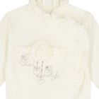 Baby Girls Ivory Ruffled Babygrow, 1, hi-res