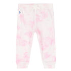 Baby Girls Pink Logo Tie Dye Tracksuit, 1, hi-res