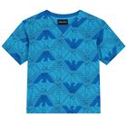 Boys Blue Logo T-Shirt, 1, hi-res