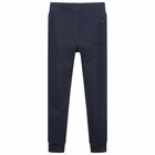 Boys Navy Logo Joggers, 1, hi-res