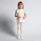 Girls White & Ivory Leggings Set, 1, hi-res
