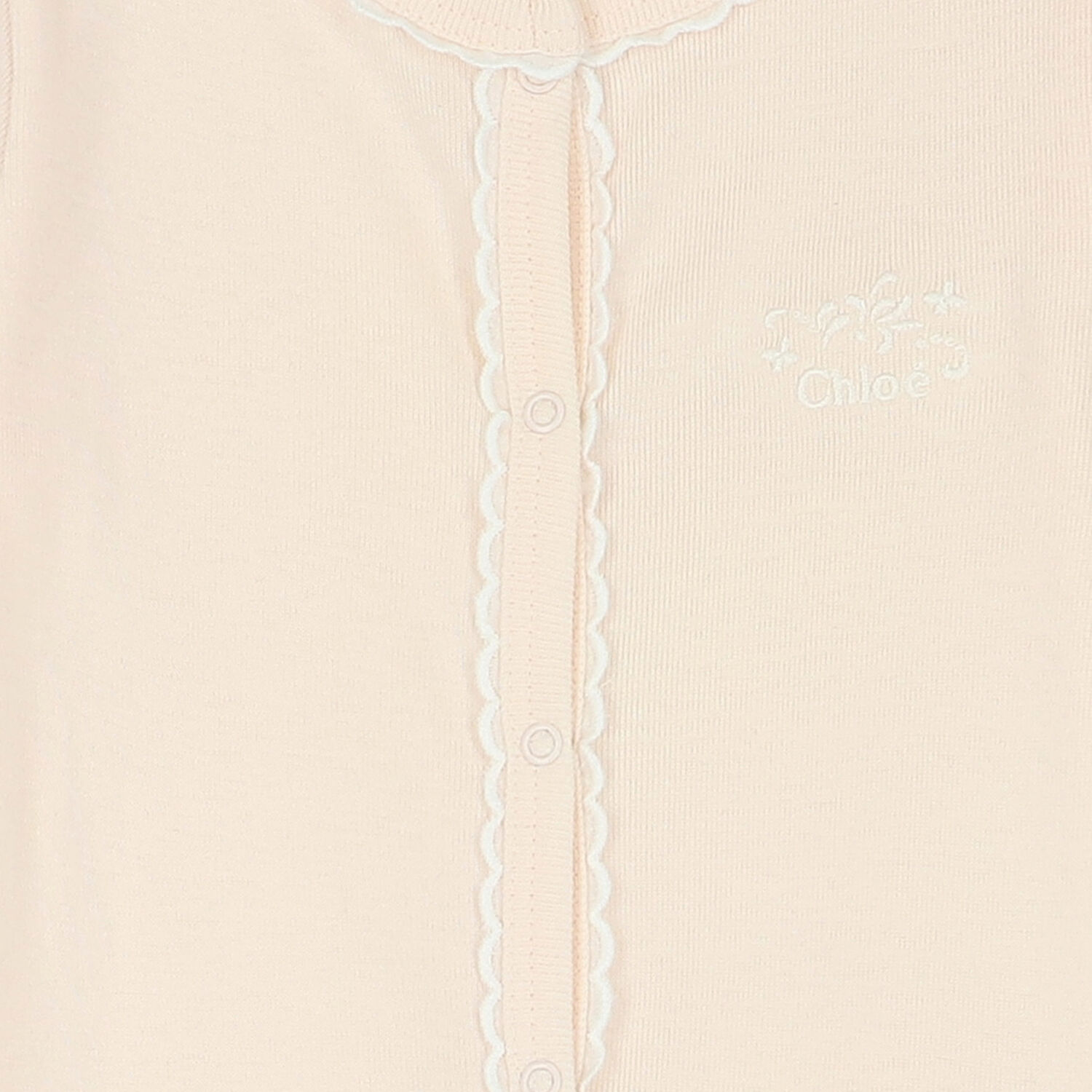 Baby Girls Pink Logo Babygrow & Hat Set, 1, hi-res