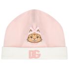 Baby Girls Pink & White Logo Babygrow Gift Set , 1, hi-res