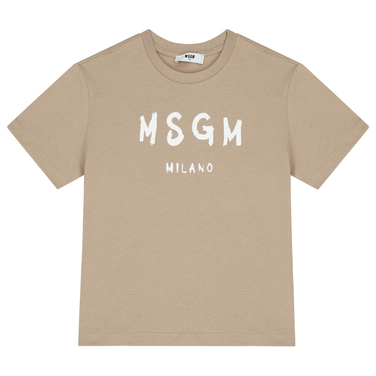 Beige Logo T-Shirt, 6, hi-res
