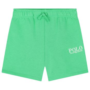 Boys Green Jersey Shorts