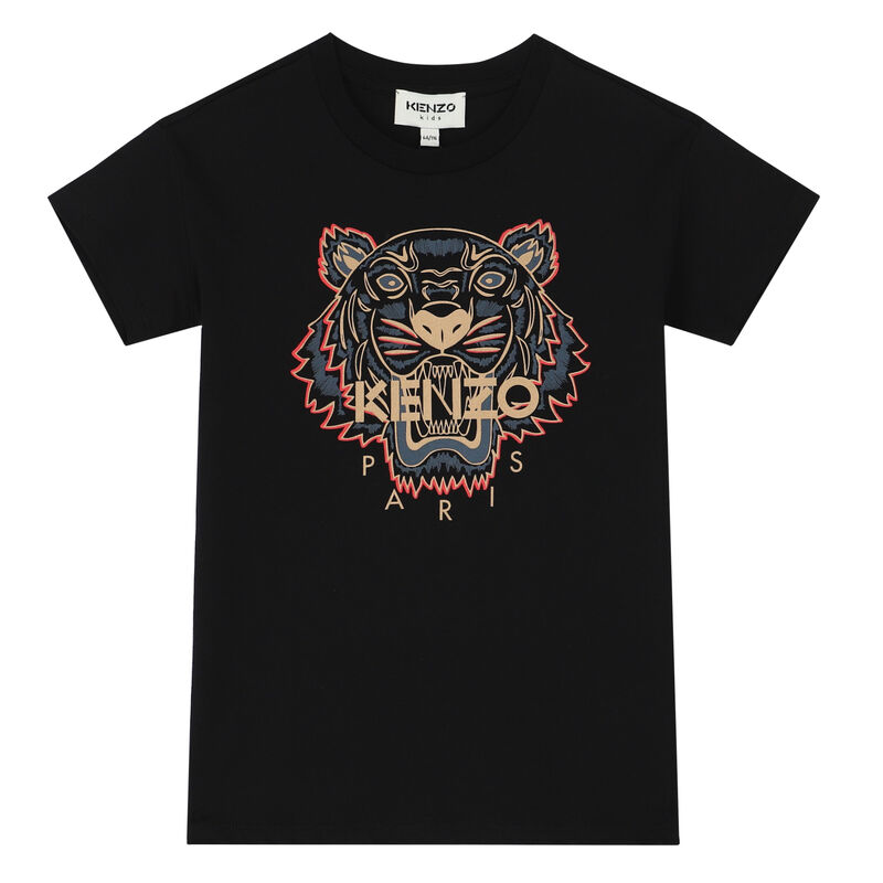Black Logo Tiger T-Shirt, 1, hi-res image number null