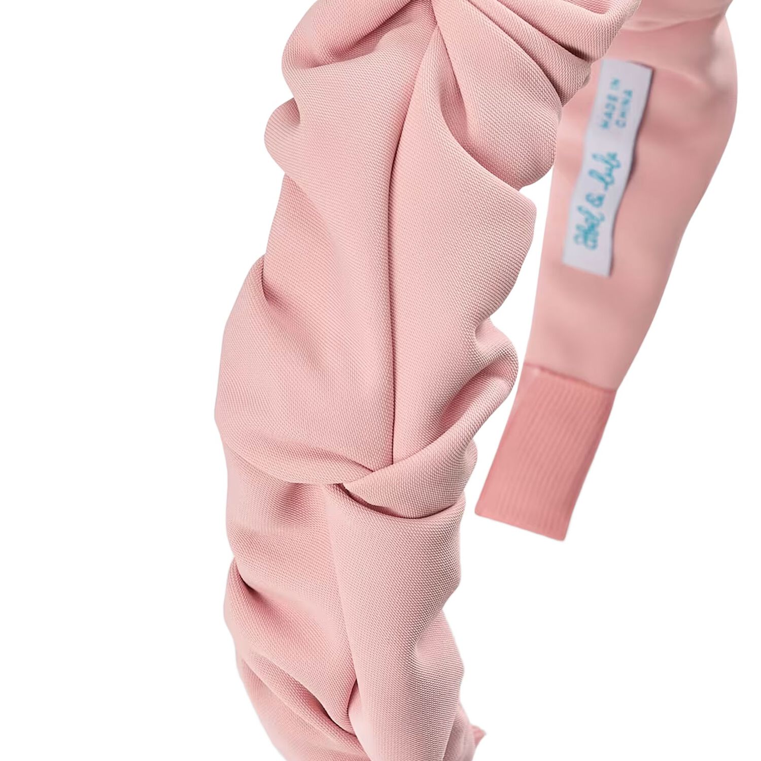 Girls Pink Crepe Headband, 1, hi-res