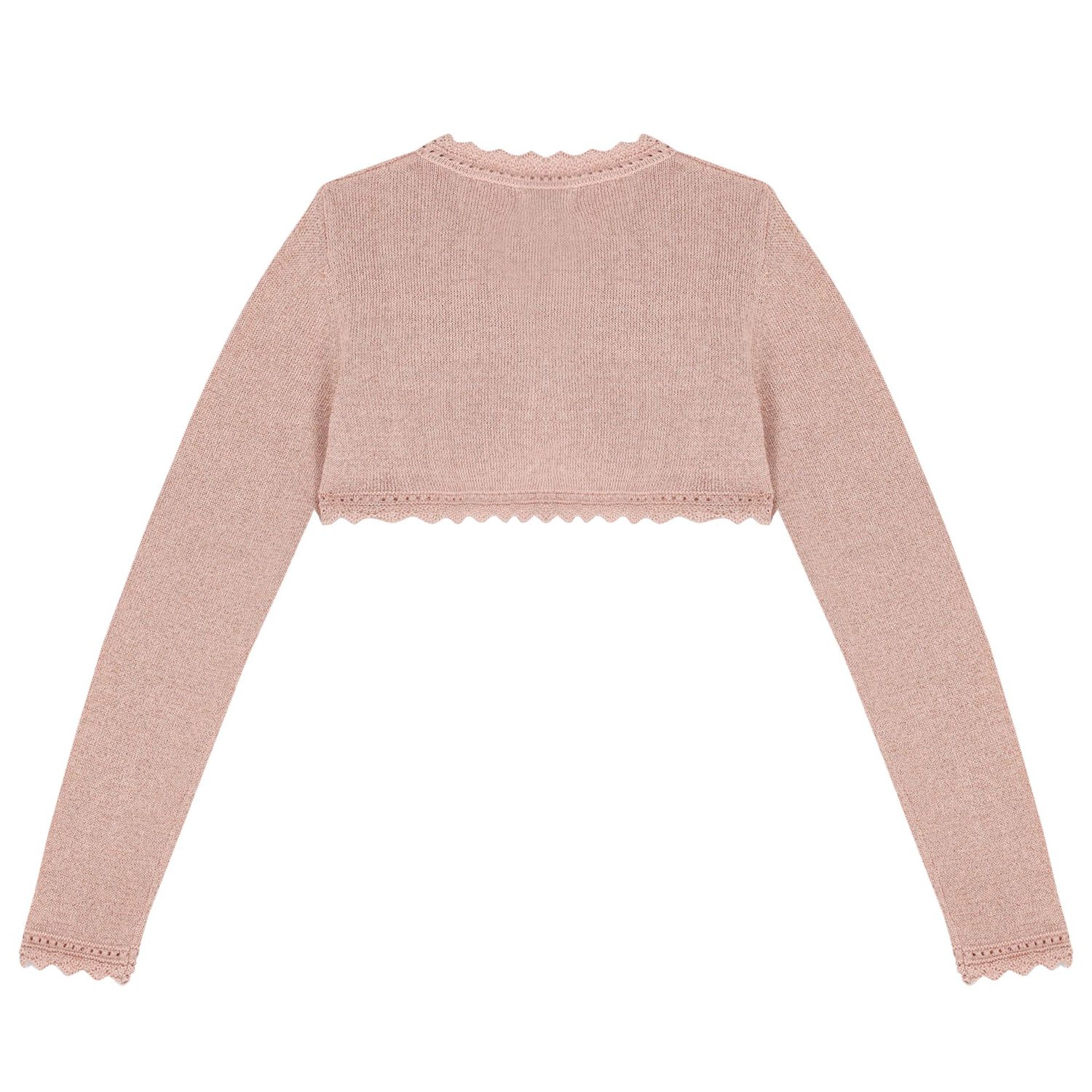 Girls Pink Bolero Cardigan, 1, hi-res image number null