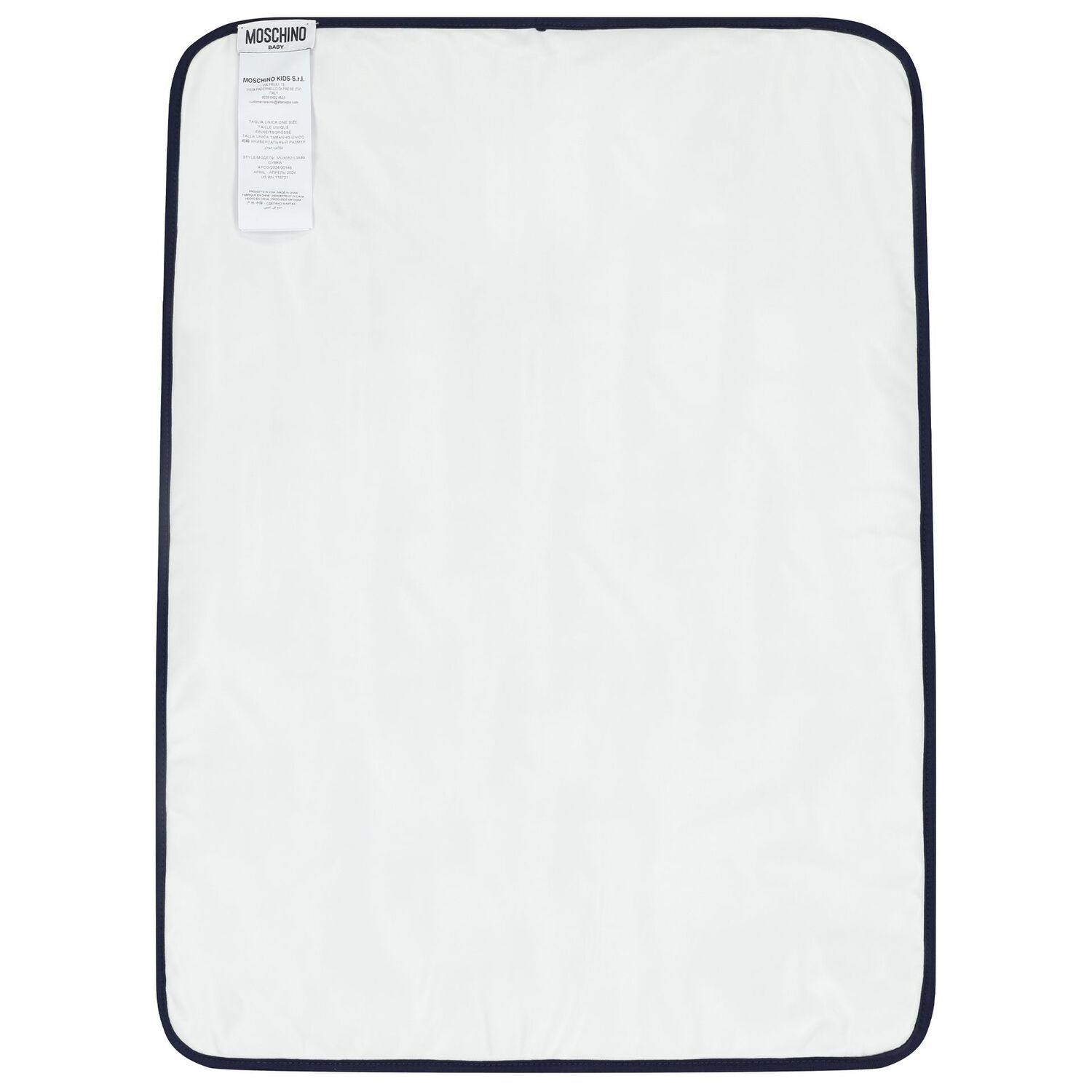 Navy Blue Teddy Bear Logo Baby Changing Bag, 1, hi-res image number null