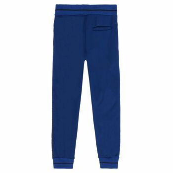 Boys Blue Logo Joggers