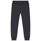 Boys Grey & Black Tracksuit Set, 1, hi-res