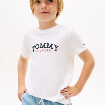 Boys White Logo T-Shirt