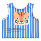 Boys Blue Striped Tiger Swim Vest, 1, hi-res
