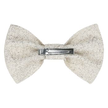 Girls Ivory Bow Hairclip
