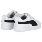 Younger White & Black Rickie Trainers, 1, hi-res