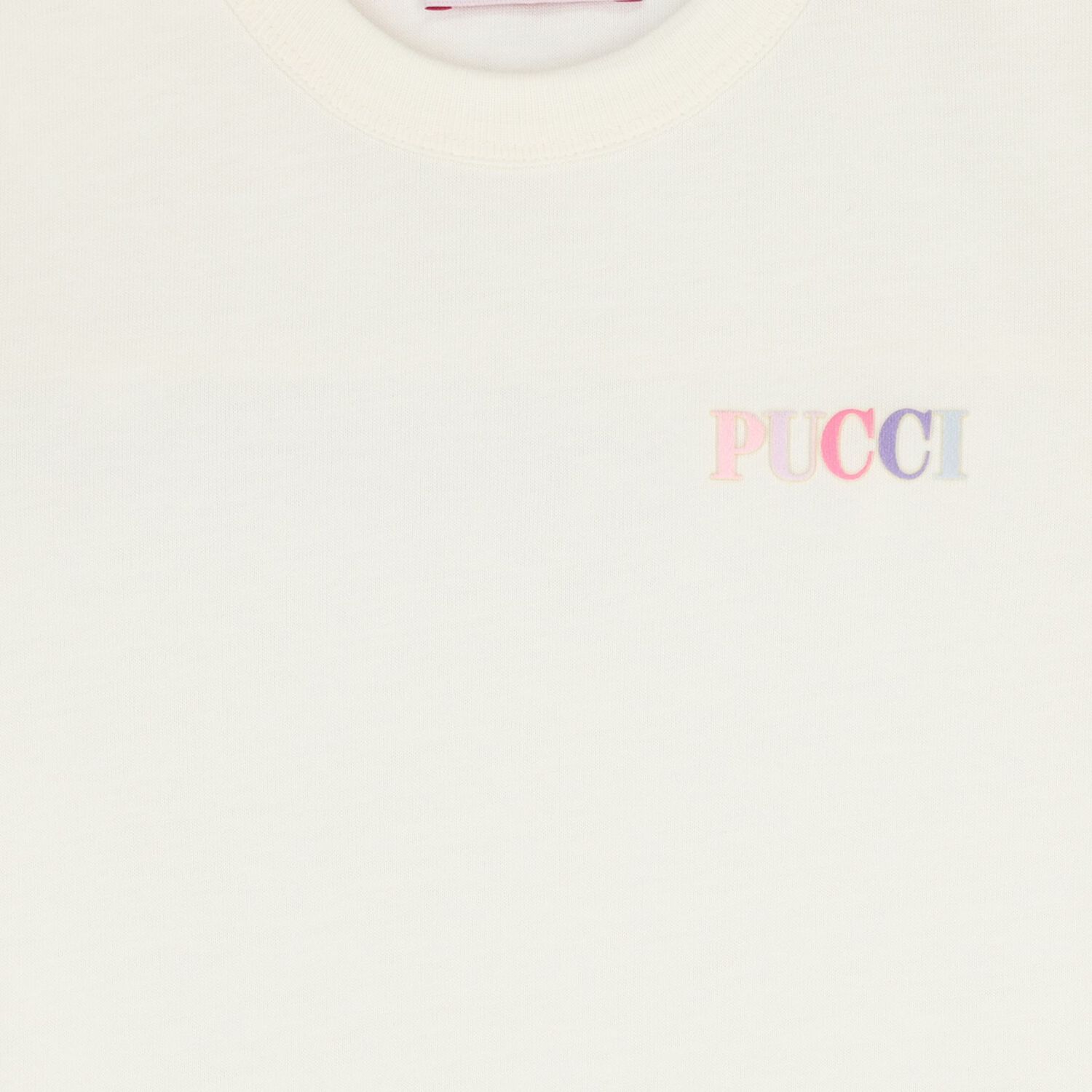 Girls Ivory Logo T-Shirt, 1, hi-res