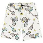 Boys White Disney Shorts, 1, hi-res
