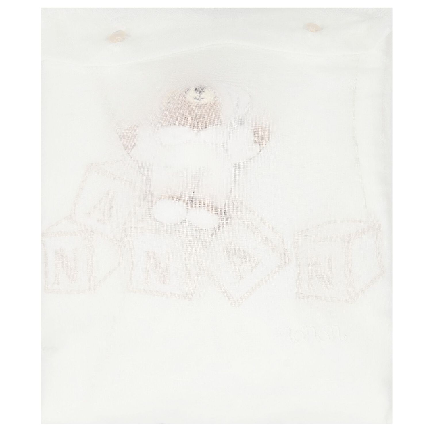 Ivory Teddy Bear Baby Blanket, 1, hi-res image number null