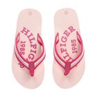 Girls Pink Logo Flip Flops, 1, hi-res