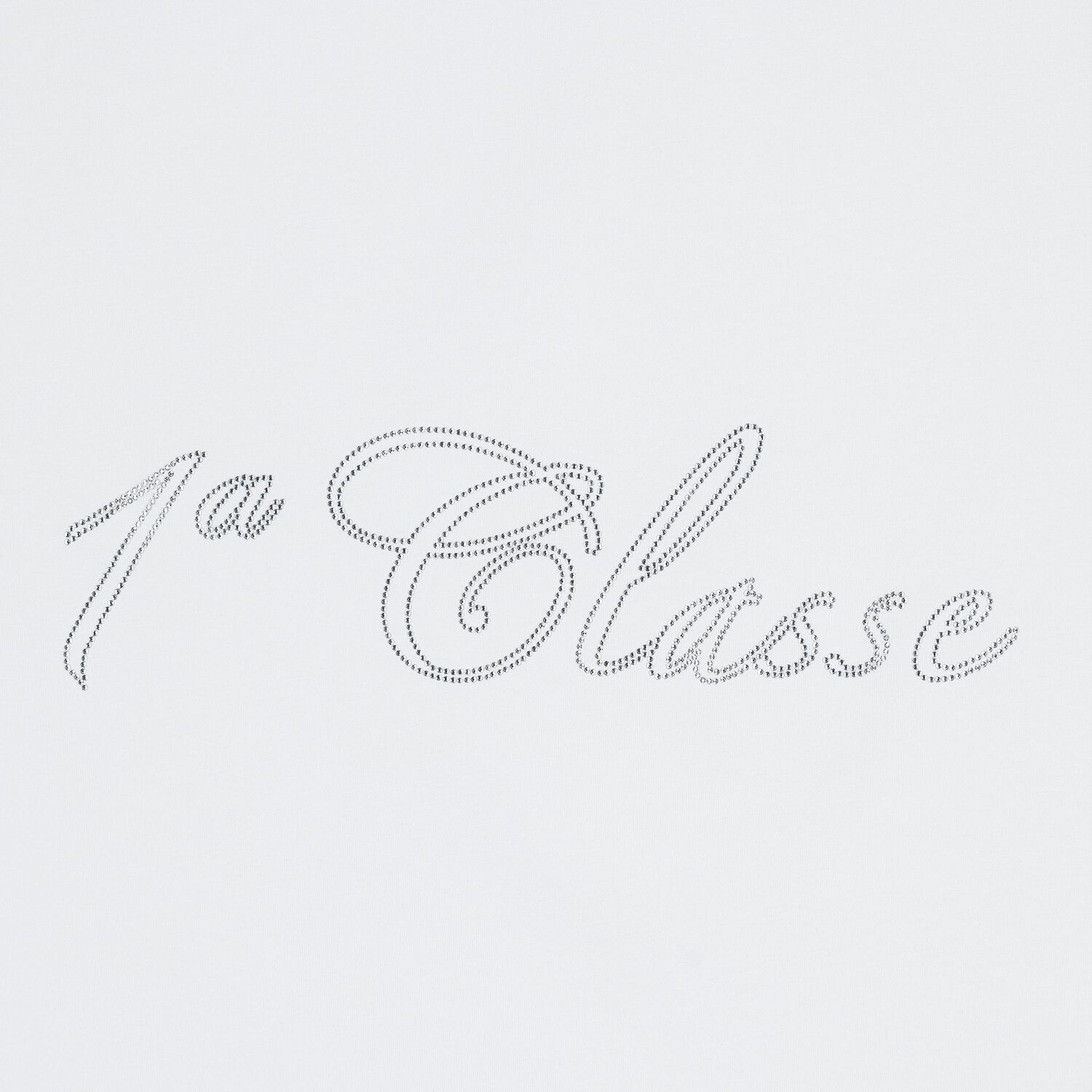 Baby Girls White Embellished Logo Blanket, 1, hi-res