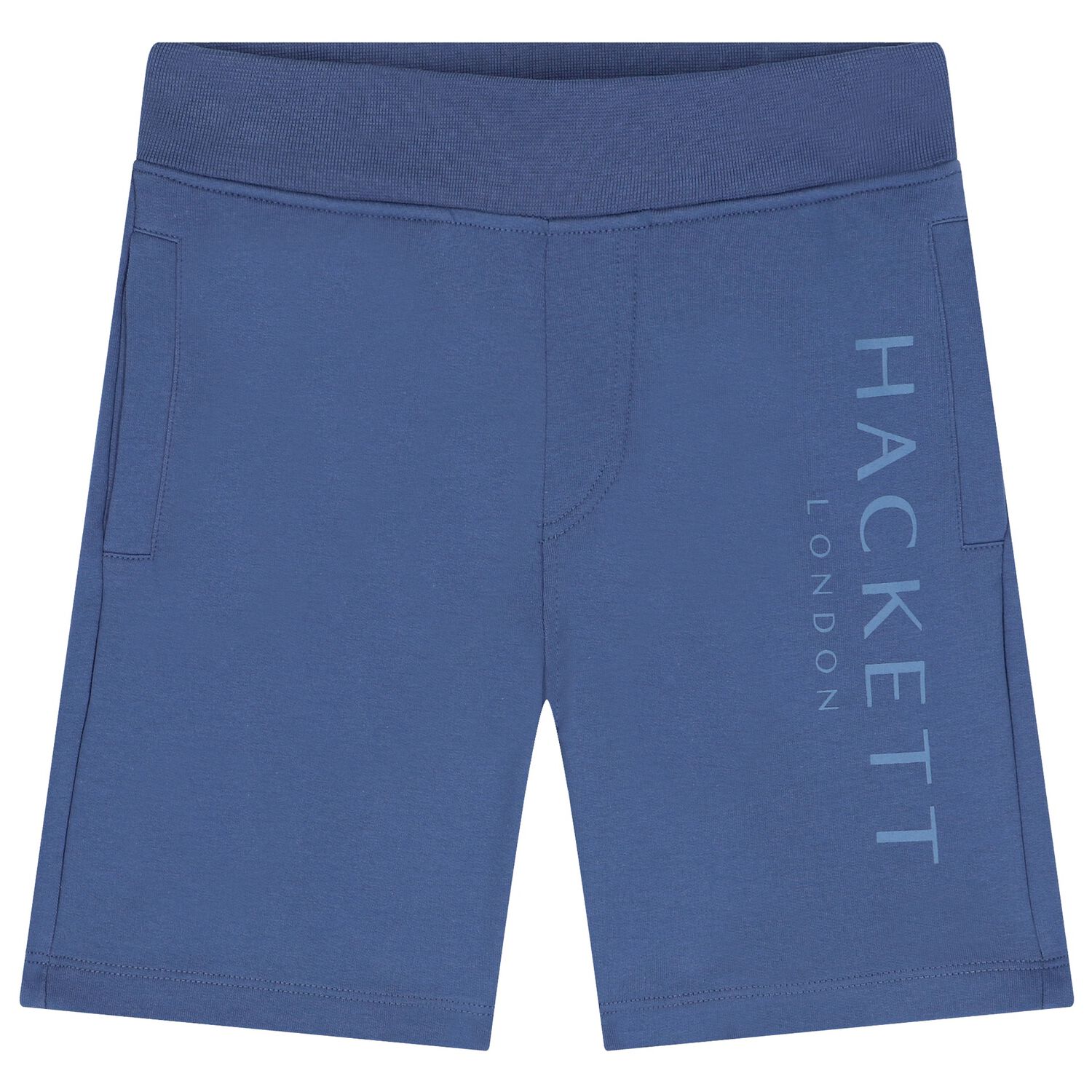 Boys Blue Logo Shorts, 2, hi-res