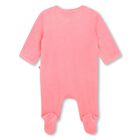 Baby Girls Pink Velvet Babygrow Gift Set, 1, hi-res