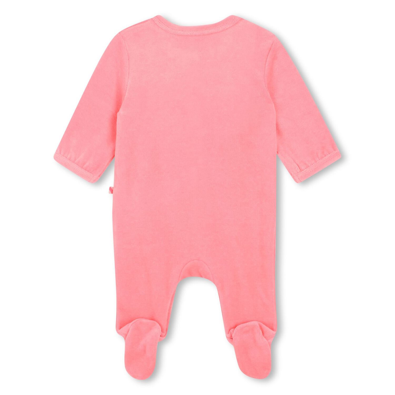 Baby Girls Pink Velvet Babygrow Gift Set, 1, hi-res