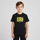 Boys Black Logo T-Shirt, 2, hi-res