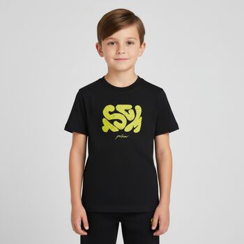 Boys Black Logo T-Shirt