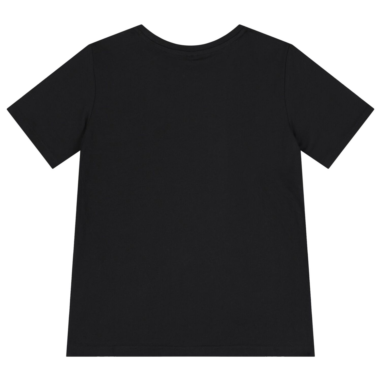 Girls Black Logo T-Shirt, 1, hi-res image number null