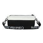 White & Black Logo Bag, 1, hi-res
