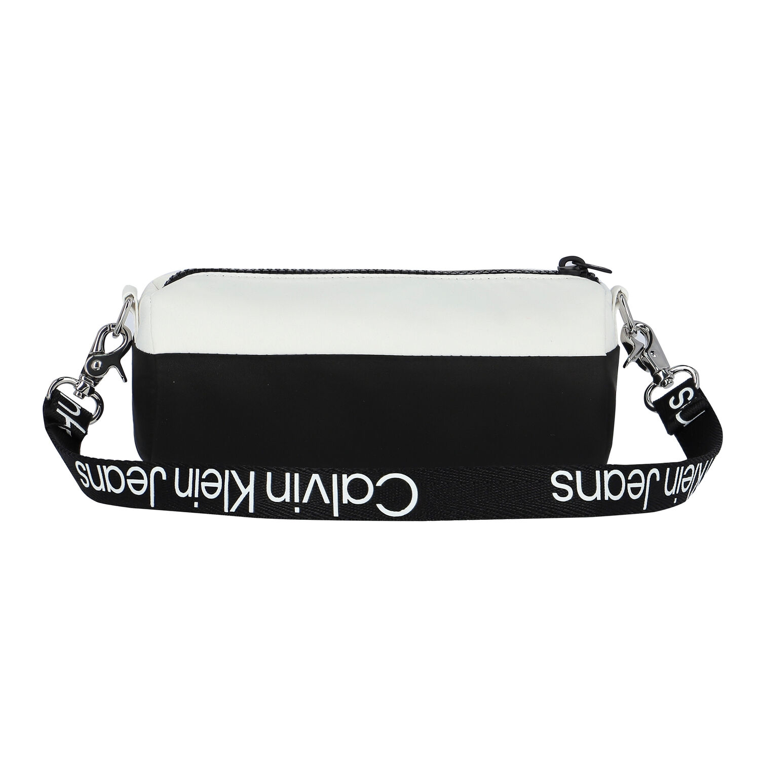 White & Black Logo Bag, 1, hi-res