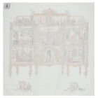 Baby Girls White & Pink Doll House Swaddle Carré Blanket, 1, hi-res