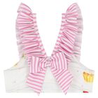 Girls Pink & White Cupcake Bikini, 1, hi-res