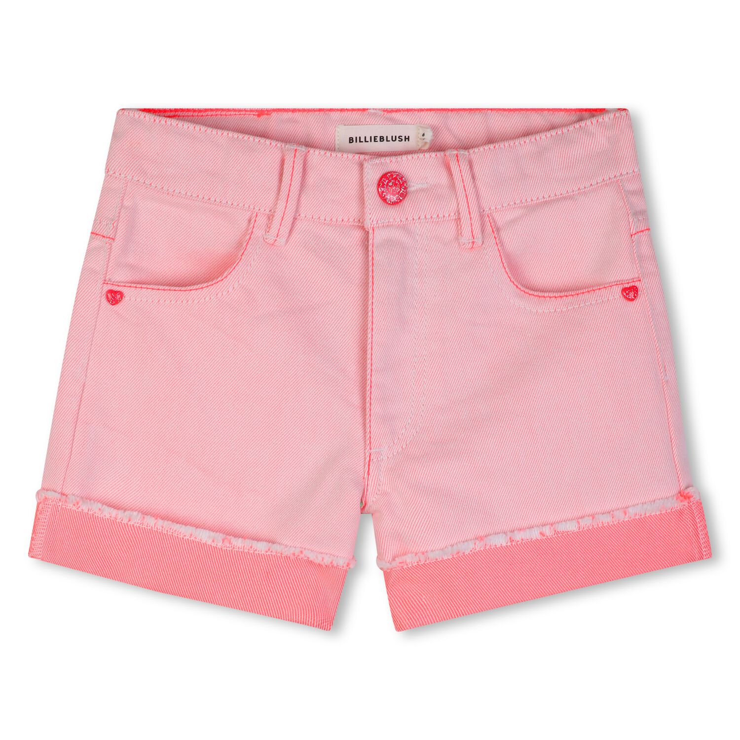 Girls Pink Sequin Shorts, 1, hi-res