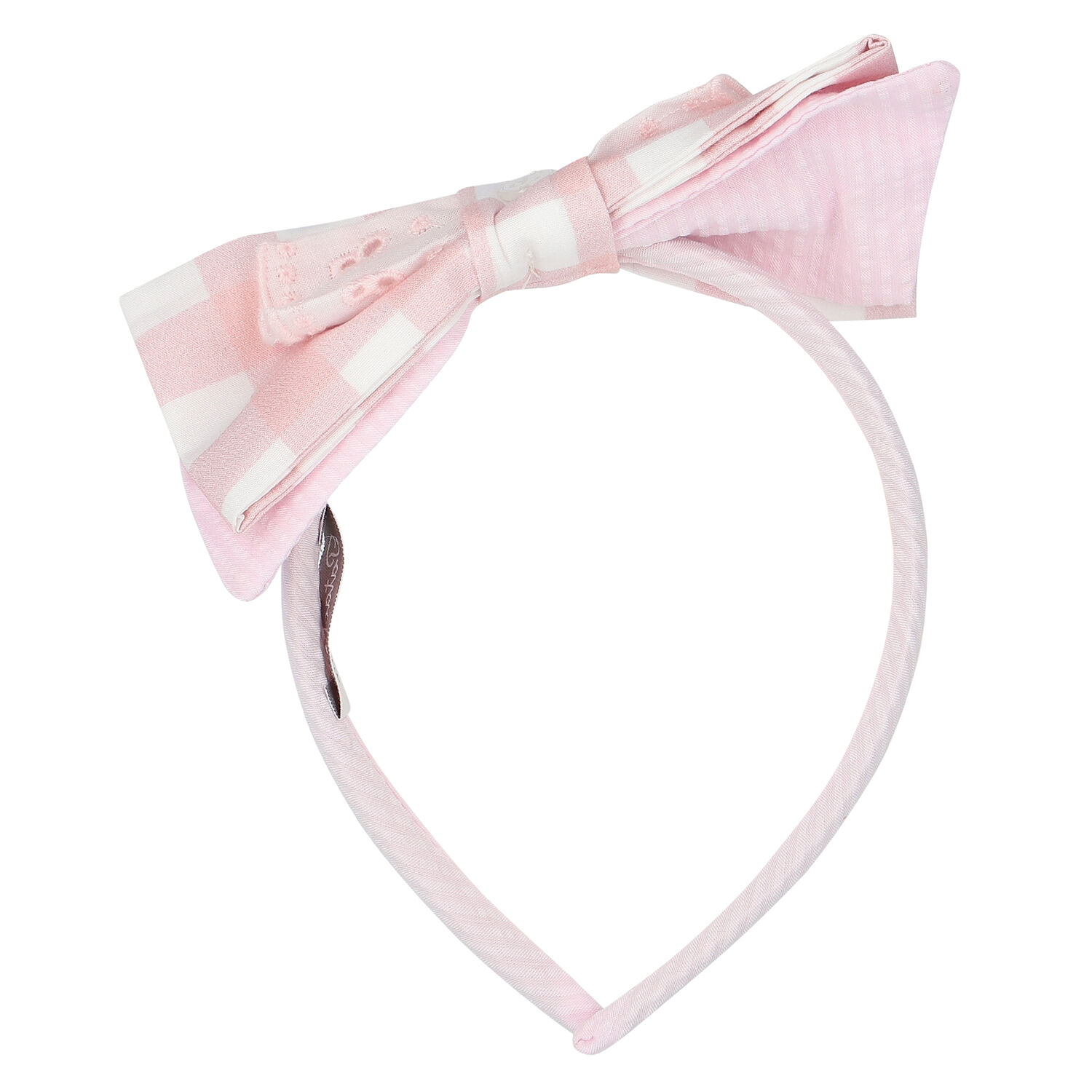 Younger Girls Pink Bow Headband, 1, hi-res image number null