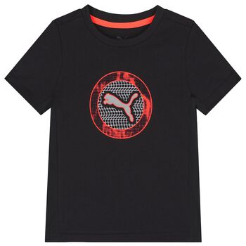 Boys Black Logo T-Shirt