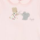 Baby Girls Pink Animals Babygrow, 1, hi-res