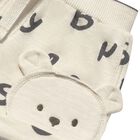 Baby Boys Beige Bear Shorts, 1, hi-res