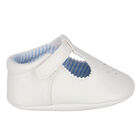White Pre Walker Baby Shoes, 2, hi-res