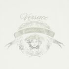 Ivory & Gold Medusa Logo Baby Blanket, 1, hi-res