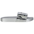 Girls Silver Choupette Sliders, 1, hi-res
