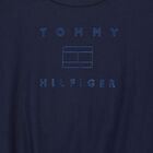 Girls Navy Logo T-Shirt, 1, hi-res