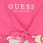 Girls Pink Abstract Logo Dress, 2, hi-res