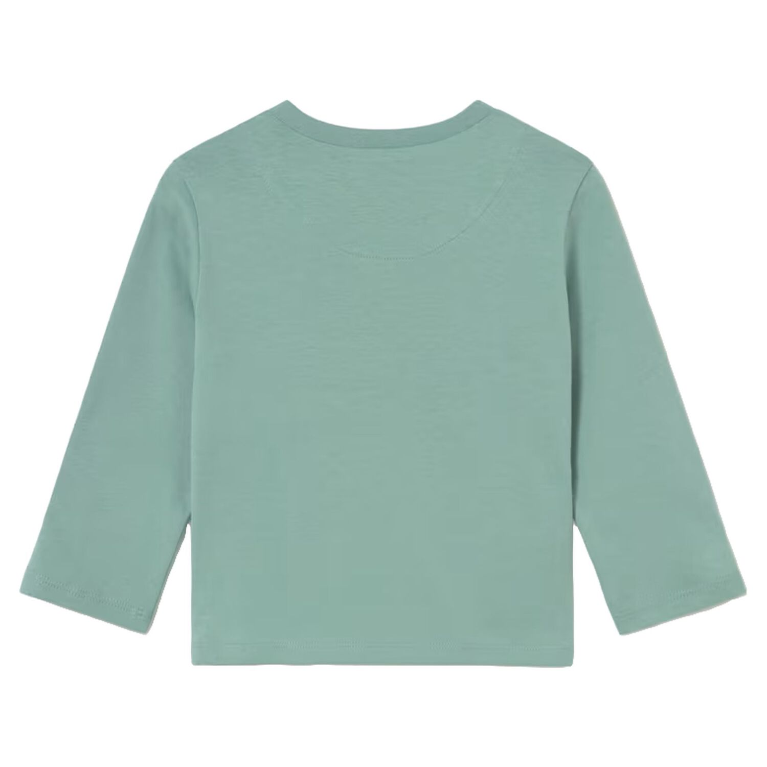 Younger Boys Green Car Long Sleeve Top, 3, hi-res