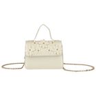 Girls Ivory Flowers Bag, 1, hi-res