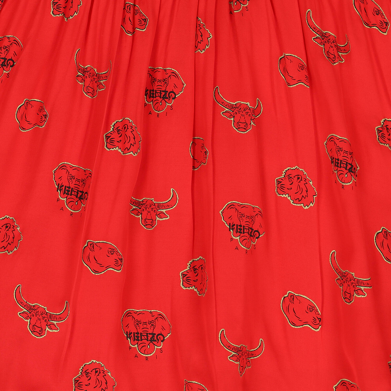 Girls Red Skirt, 1, hi-res