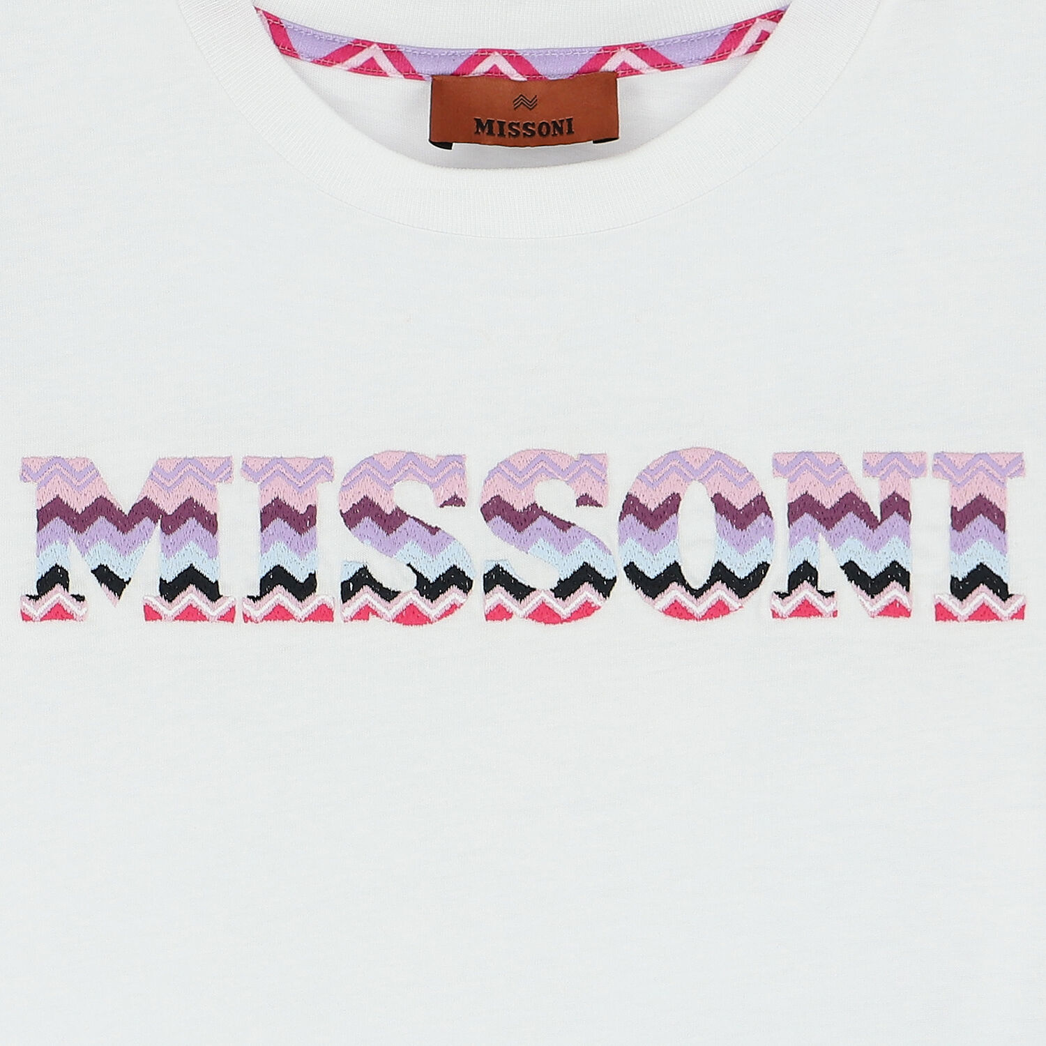 Girls White Logo T-Shirt, 1, hi-res